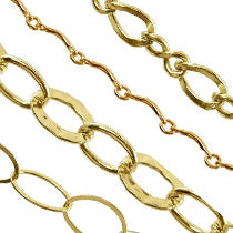 Gold Filled Beading String Chain, 0.60 mm, (GF-021)