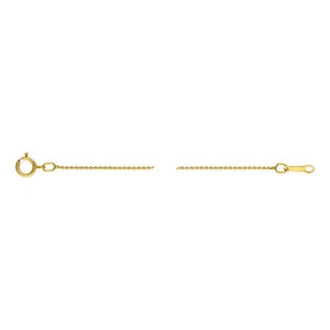 14k Gold Filled Ball Chain, 1 mm, (GF-BALL-1MM)