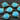 Turquoise Faceted Heart Connector, (BZC7112) - Beadspoint