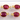 Natural Ruby Faceted Oval Connector, (RBY004) - Beadspoint