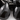 Black Onyx Faceted Pear Drops, 4 Pieces, (4X12x16Fpear) - Beadspoint