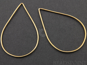 Gold Vermeil Pear Link, (VM/696/32x48) - Beadspoint
