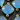 Apatite Blue Chalcedony Faceted Cushion Connector, (BZC7502) - Beadspoint