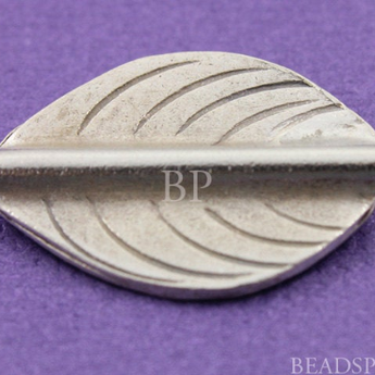Hill Tribe Thai Silver Leaf Tube Bead, (8209-TH) - Beadspoint