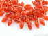 Carnelian Faceted Round Marquise Drops, (CAR8x18Marq)