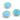 Turquoise Faceted Coin Connector, (BZCT8106) - Beadspoint