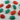 Green Onyx & Carnelian Faceted Bezel Connector, (BZC9035/GNX-CAR) - Beadspoint