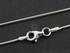Sterling Silver Finished Snake Neck Chain, (SNK025-18)