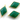 Green Onyx Faceted Diamond Connector, (BZC8045) - Beadspoint