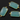 Aqua Blue Chalcedony Faceted Rectangle Connector, (BZC8055) - Beadspoint