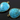 Turquoise Faceted Pear Shape Connector , (BZC7110) - Beadspoint
