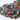 Ruby-Emerald-Sapphire Faceted Oval Chain,(GMC-MX-17x14) - Beadspoint