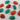 Green Onyx & Carnelian Faceted Bezel Connector, (BZC9035/GNX-CAR) - Beadspoint