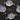 Rainbow Moonstone Faceted Coin Connector, (RNM001-MD) - Beadspoint