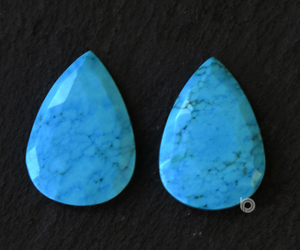 Turquoise Gemstone Pair (PR-019) - Beadspoint
