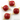 Red Onyx Faceted Cushion Connector, (BZC3039) - Beadspoint