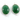 Dyed Emerald Faceted Oval Connector, (BZCT4007-B) - Beadspoint