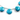 Turquoise faceted Heart Drop, (TQB/HRT/10-12) - Beadspoint