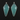 Aqua Chalcedony Arrow Head Bezel Connector, 15x36 mm (SSBZC9021/AQUA) - Beadspoint
