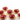 Red Onyx Faceted Cushion Connector, (BZC3039) - Beadspoint