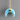 Turquoise Crescent Moon Electroplated Horn Pendant, (BZC-9062) - Beadspoint