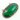 Green Onyx w/ White Sapphire, (GNX/WTZ/35x20) - Beadspoint