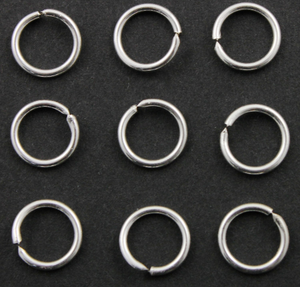 Sterling Silver 16 GA 12 mm Jump Open Round Ring, (SS/JR16/12O) - Beadspoint