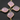 Rose Quartz Faceted Cushion Connector, (BZC7383) - Beadspoint