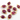 Dyed Ruby Faceted Oval Connector Bezel, (BZC7351-C) - Beadspoint