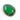 Green Onyx with White Sapphire Pendant, 1 Piece (GRXWTZ-A202) - Beadspoint