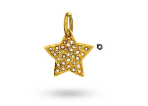 Pave Diamond Star Charm, (DCH-149)