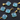 Aqua Blue Chalcedony Faceted Bezel Clover w/Bail, (BZC8020/P) - Beadspoint