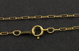 Gold Filled Finished Krinkle Neck Chain (GF-KRNK-20) - Beadspoint