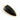 Black Onyx Faceted Arrowhead Bezel, (BZC9050/BLACK) - Beadspoint