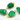 Green Onyx Faceted Oval Connector, (BZC7363-SM) - Beadspoint