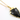 Black Obsidian Electroplated Arrowhead Bezel, BZC/9027/BOB/SM - Beadspoint