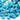 Turquoise faceted Heart Drop, (TQB/HRT/10-12) - Beadspoint
