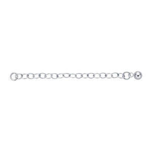 Sterling Silver Cable Chain Extender, 2 Styles, (SS-1020)
