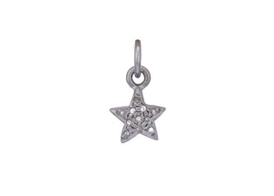 Pave Diamond Baby Star Charm, (DCH-176)