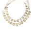 Natural Golden Rutile Faceted Pear Drops, 7x10-9x12 mm, Rich Color, Rutile Gemstone Beads, (RTG-PR-7x10-9x12)(537)
