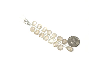 Natural Golden Rutile Faceted Pear Drops, 10x12-10x14 mm, Rich Color, Rutile Gemstone Beads, (RTG-PR-10x12)(538)