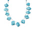 Natural Turquoise Faceted Fancy Drops, 14x16-15x21 mm, Rich Color, Turquoise Gemstone Beads, (TUR-FCY-14x16-15x21)(556)