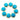 Gold Plated Faceted Turquoise Coin Connector, 20 mm (BZC-7104) - Beadspoint