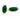 Gold Plated Faceted Dyed Emerald Oval Connector, 12x24 mm (BZC-7273/OV) - Beadspoint
