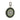 Pave Diamond Enamel Evil Eye Pendant with Rainbow Moonstone, (DEM-4081) - Beadspoint