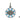 Pave Diamond Enamel Evil Eye Pendant, (DEM-4079) - Beadspoint