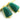Gold Plated Faceted Green Onyx, Fancy Connector, 24x20 mm, (BZC-7389) - Beadspoint