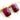 Gold Plated Faceted Dyed Ruby Rectangle Connector, 13x17 mm (BZC-7485-A) - Beadspoint