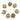 Gold Plated Faceted Smokey Topaz Cushion Connector, 14 mm, (BZC-7525) - Beadspoint