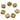 Gold Plated Faceted Smokey Topaz Cushion Connector, 14 mm (BZC-7525) - Beadspoint